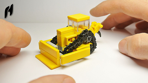 Small Lego Bulldozer (MOC)
